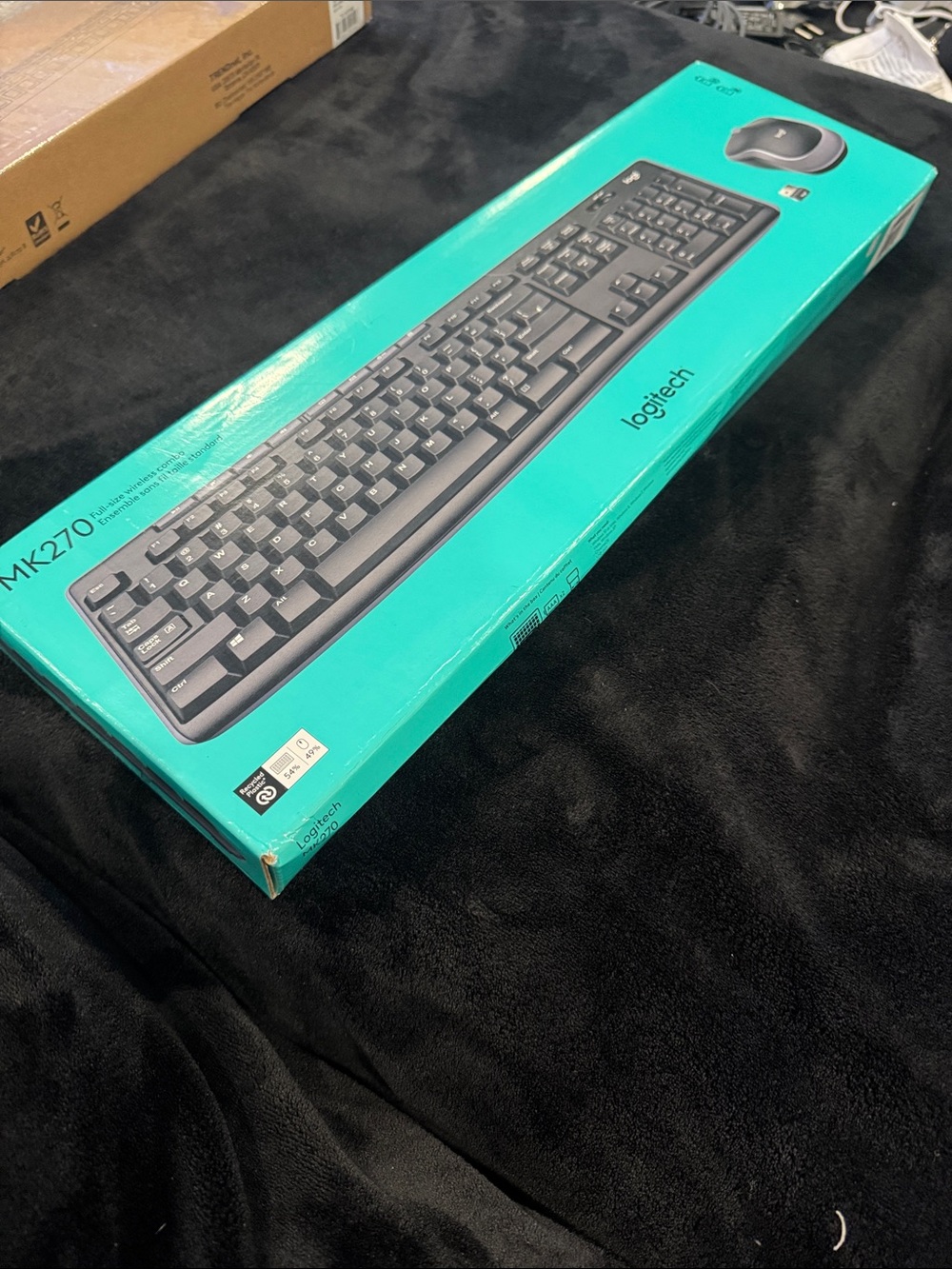 Logitech MK270 Wireless Keyboard & Mouse Combo - Black